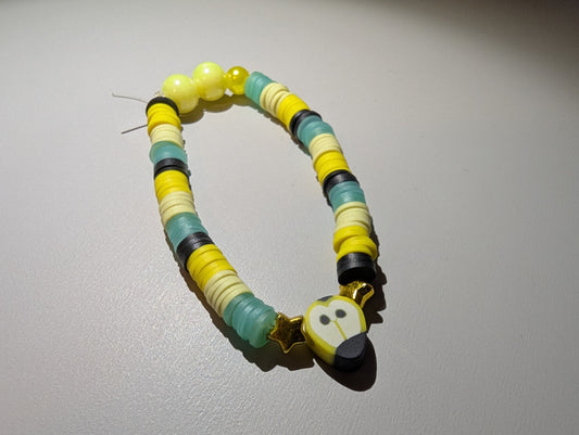 Banana Fun Armband – Geel, Gek & Geweldig! 🍌💙